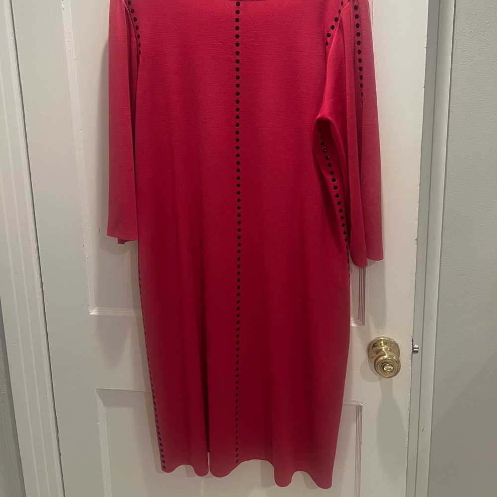 Ming Wang dress.  Beautiful pink color.  I’ve never worn it.